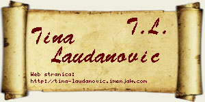 Tina Laudanović vizit kartica